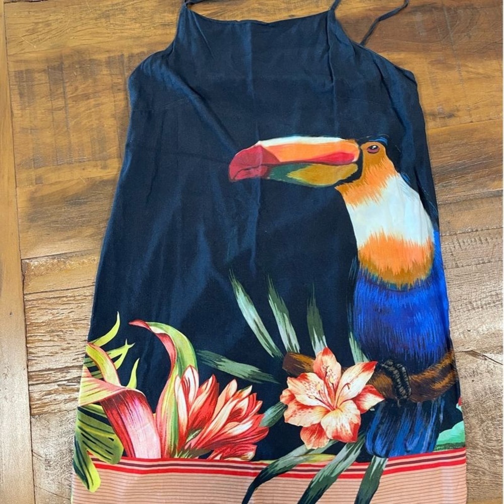 FARM Rio Toucan Print Mini Dress - Multicolor